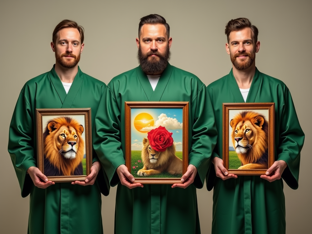 three-men-wearing-green-robes-each-csoypfrr6j