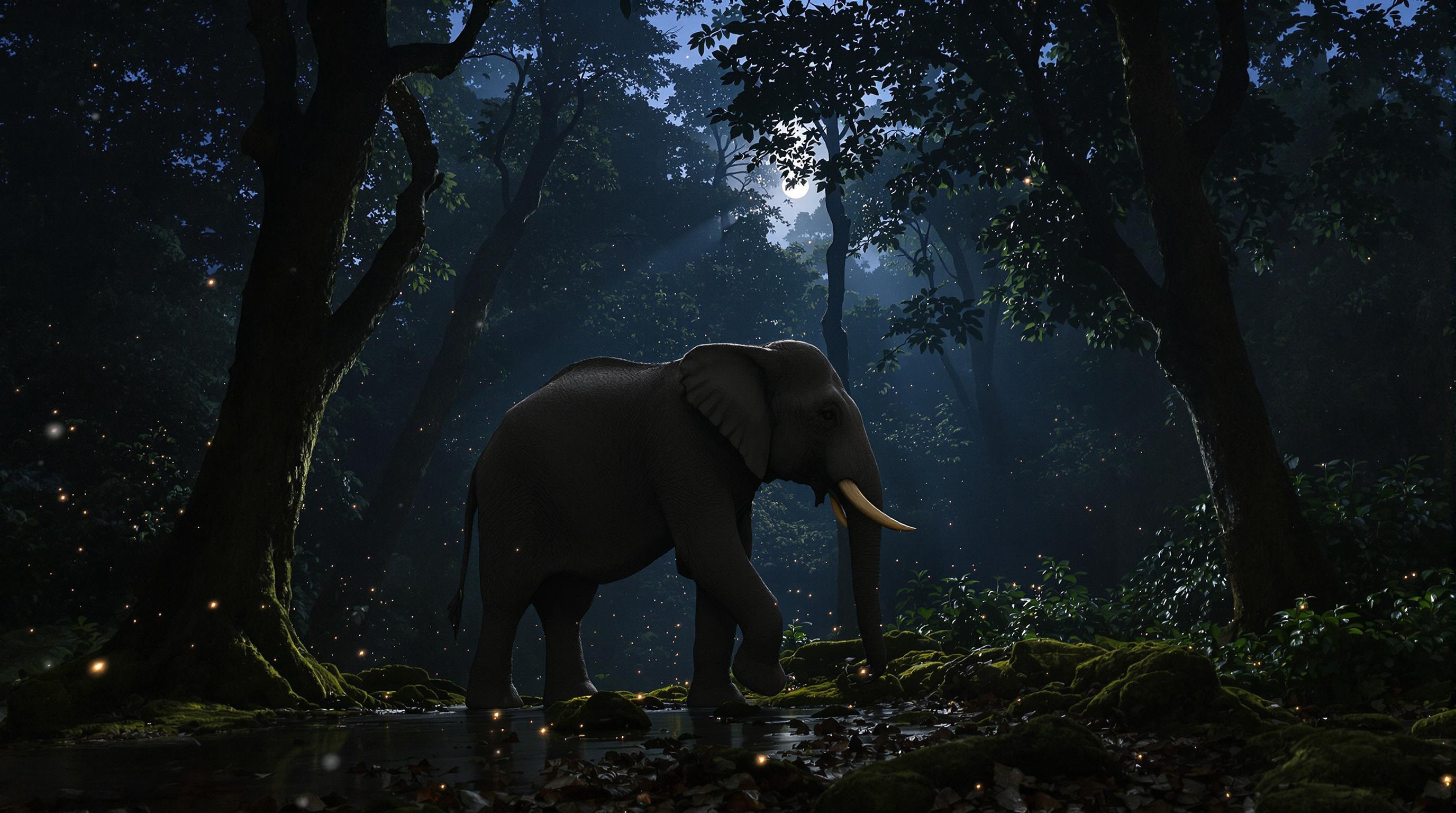 a-majestic-indian-elephant-walking-i73v0n5d71