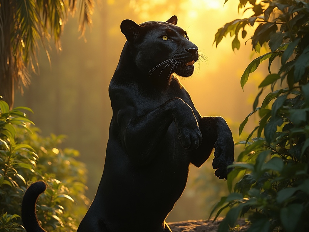 a-majestic-black-panther-stands-upright-c5gsbuvthx