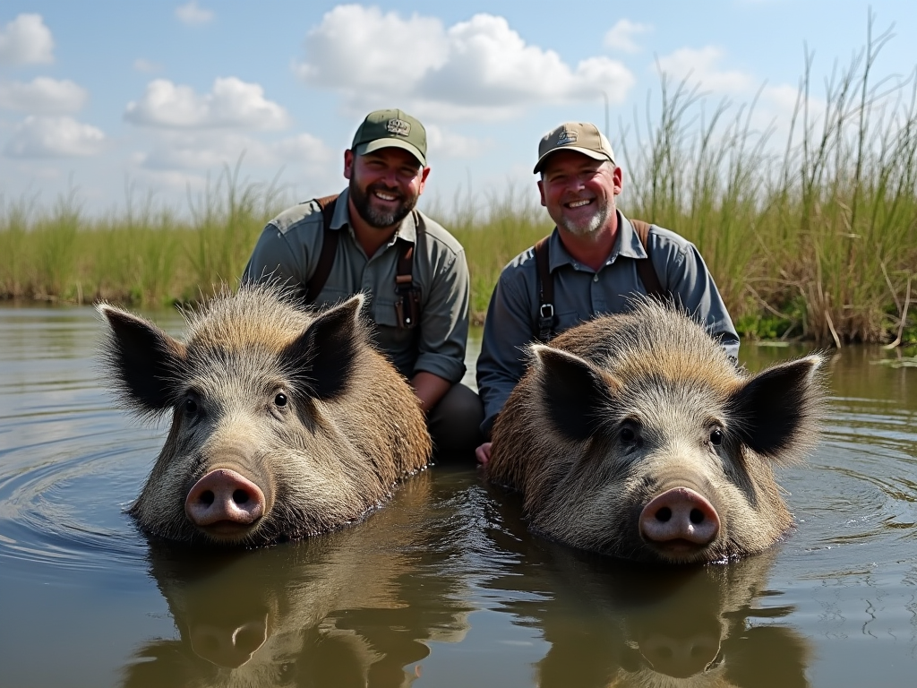 2-guys-hunting-shooting-multiple-boars-hwrry92809