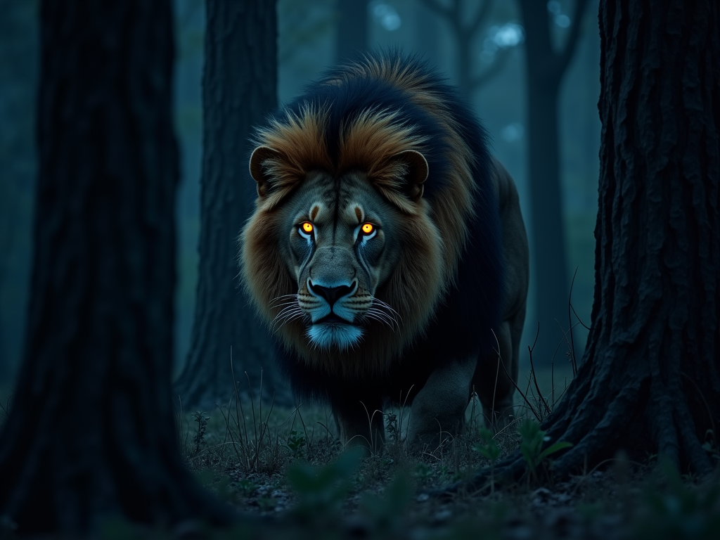 a-lion-hiding-in-a-forest-in-a-dark-c2zinkdoen