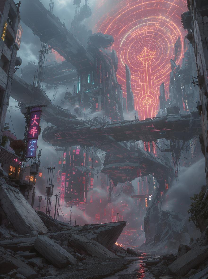 an-urban-post-apocalyptic-landscape-in-a-1d27kg554