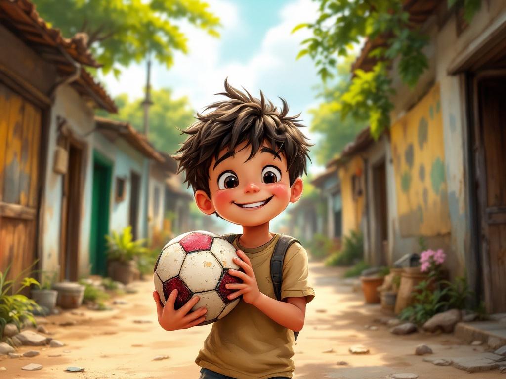 a-smiling-boy-in-a-humble-neighborhood-holding-an-2kylgsfgtq