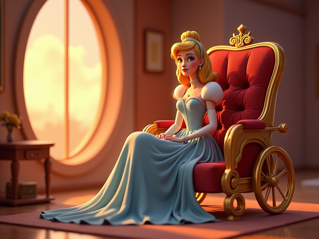 disney-pixar-style-cinderella-sitting-in-j2ah53zqu