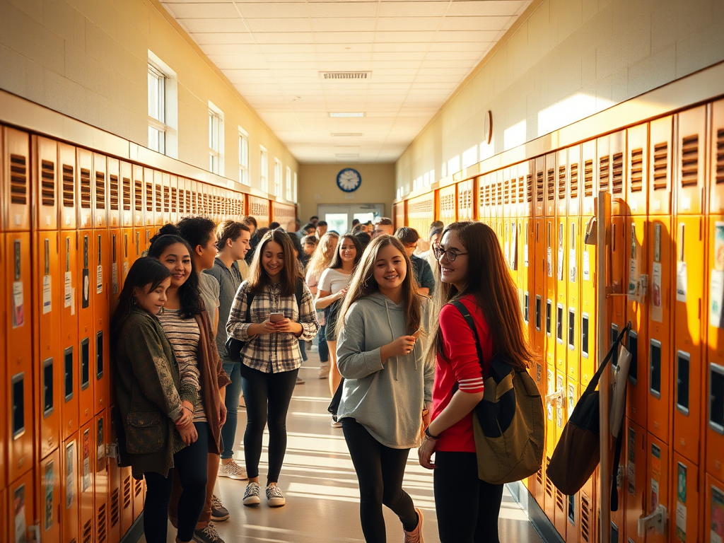 a-bustling-middle-school-hallway-filled-w9qnpjs6gc