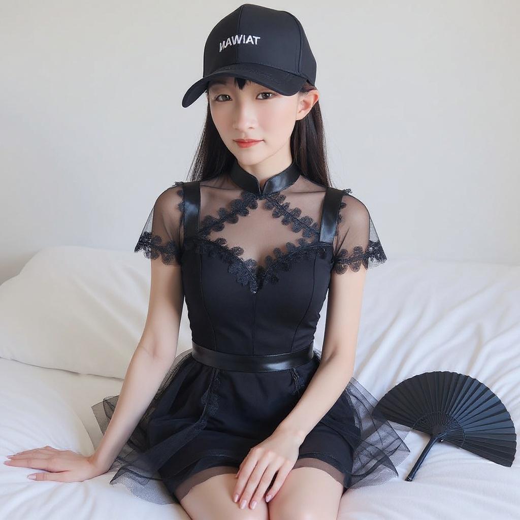 the-woman-in-the-photo-sits-elegantly-on-a-white-6njzxy3lqf