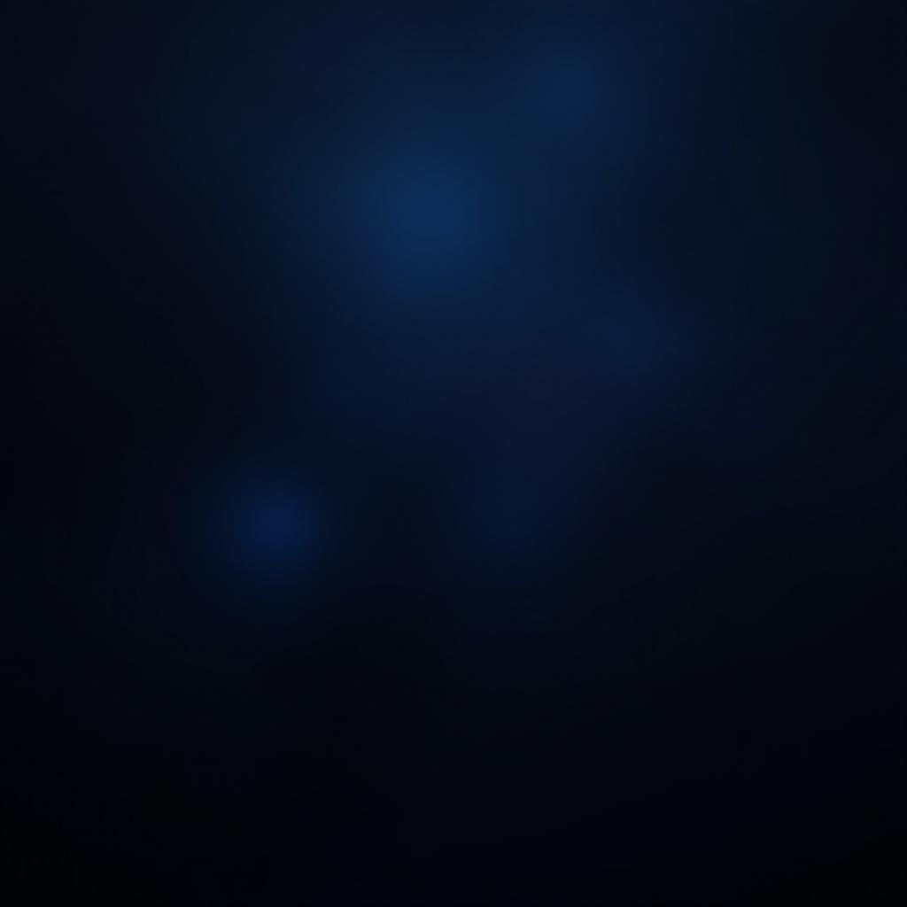 A hyperrealistic desktop wallpaper: a dark, blurred gradient background, transitioning from deep midnight blue to velvety black, subtly defocused for a dreamy, ethereal effect, evoking a sense of quiet mystery and cosmic depth.  The gradient's subtle shifts create a sense of infinite space, a digital nebula.
