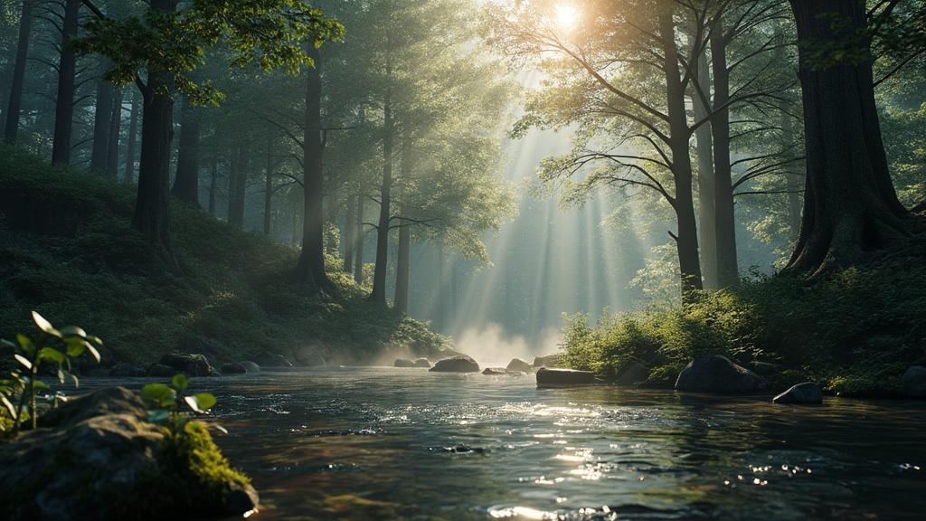 A hyper-realistic scene showcasing [insert key elements of the photo, like a  forest .] The composition is rich with intricate details and vibrant colors. Lighting is soft yet dynamic, casting subtle shadows and highlights. Textures are highly defined, such as [describe textures, e.g., rugged bark on trees, shimmering water]. The overall style is cinematic with a balanced mix of realism and artistic flair. The image is rendered in 4K resolution, emphasizing fine details and depth, while maintaining an ultra-clean and polished aesthetic.
