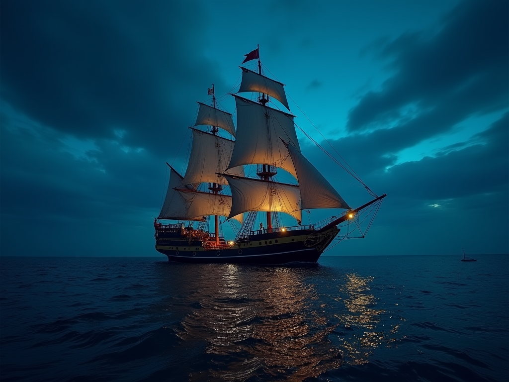 a-pirate-ship-in-the-middle-of-the-ocean-putn3c6wl