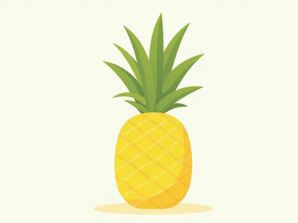 flat-illustration-pineapple-transparent-jwk8uacvt6