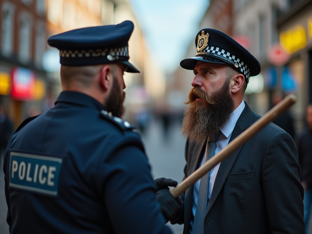 uk-policeman-with-a-baton-about-to-jnr3q9d1j6