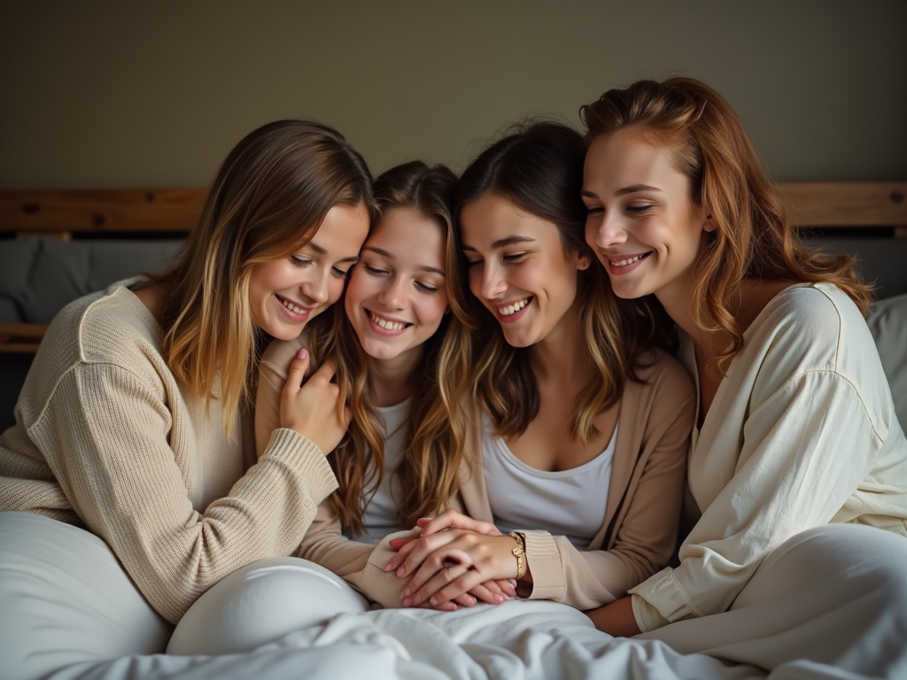 being-comforted-by-friends-four-women-no057nps3f