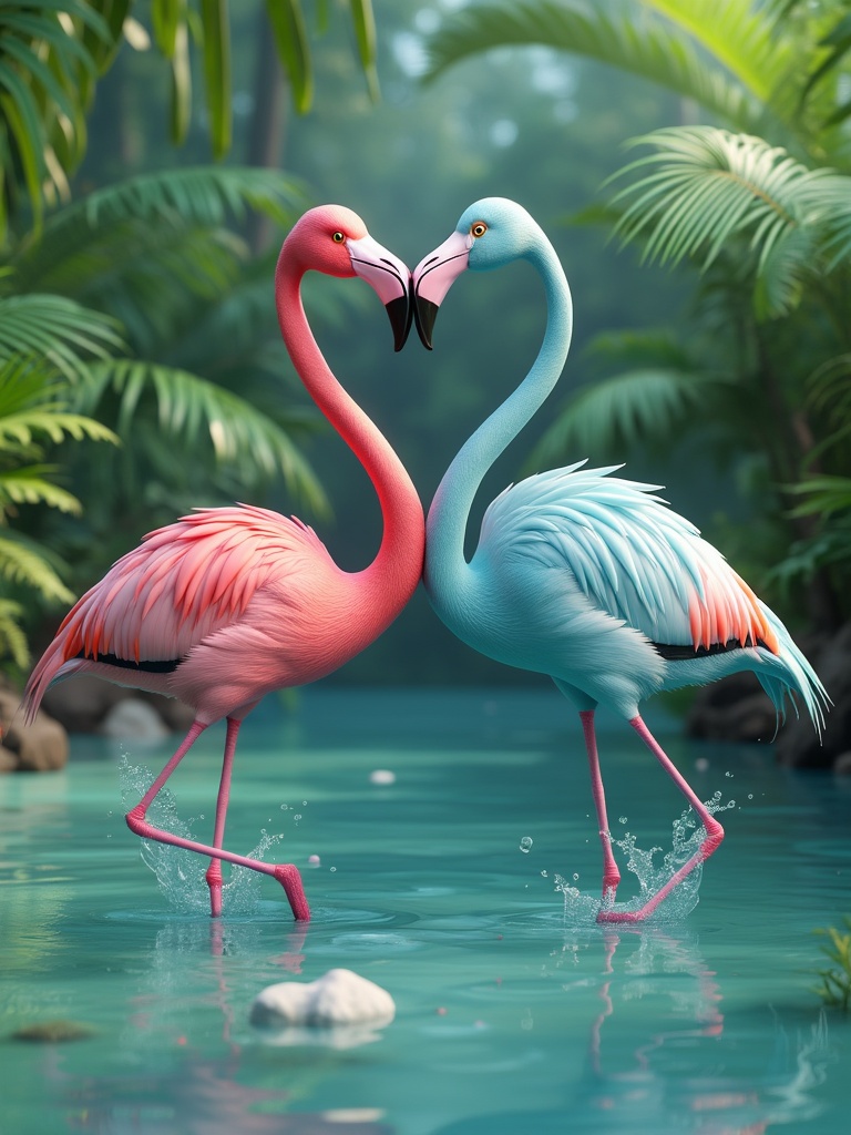 two-realistic-3d-flamingos-forming-a-ybx002bwmw