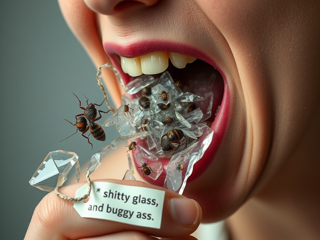 person-eating-glass-shards-with-bugs-and-2rrd0v659