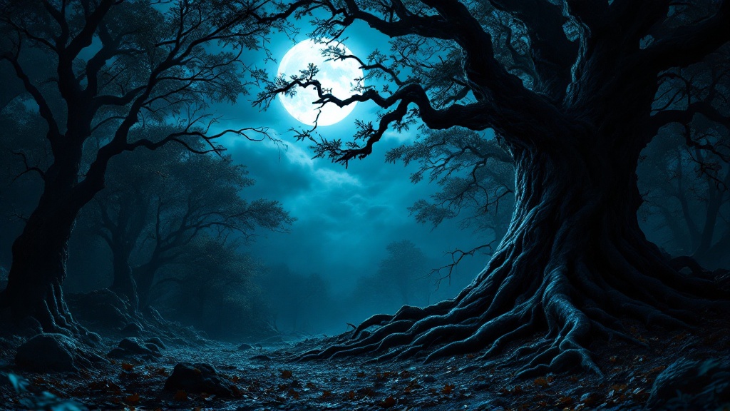 a-dark-nighttime-forest-illuminated-only-959lpuk6b