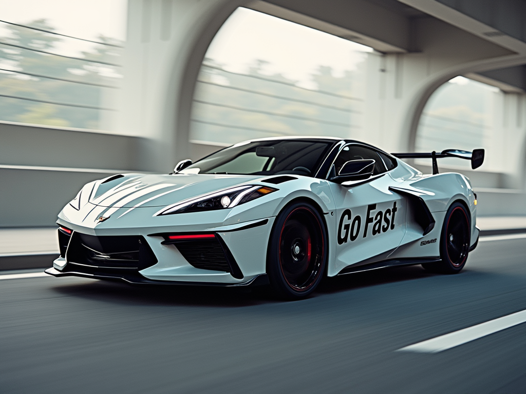 a-sports-car-with-the-words-go-fast-9zbrsbrppk