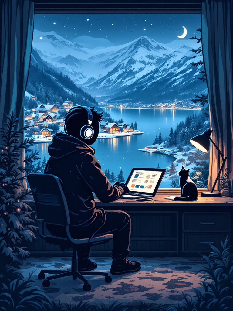 a-black-stick-figure-with-headphones-on-210lmfvl7f