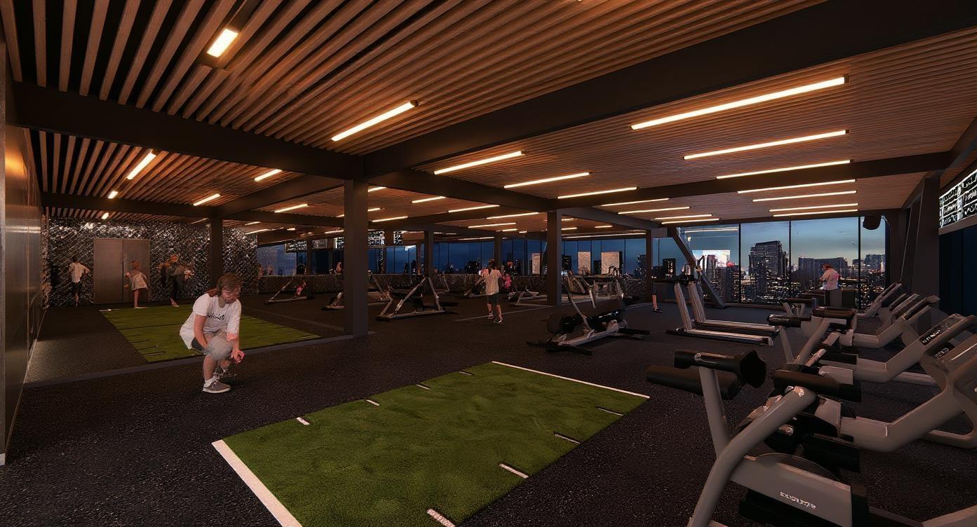 cutting edge gym interior