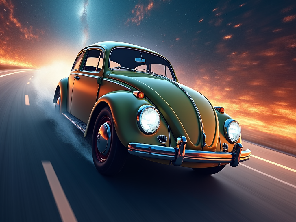 vw-beetle-driving-through-space-3vb086fqcg