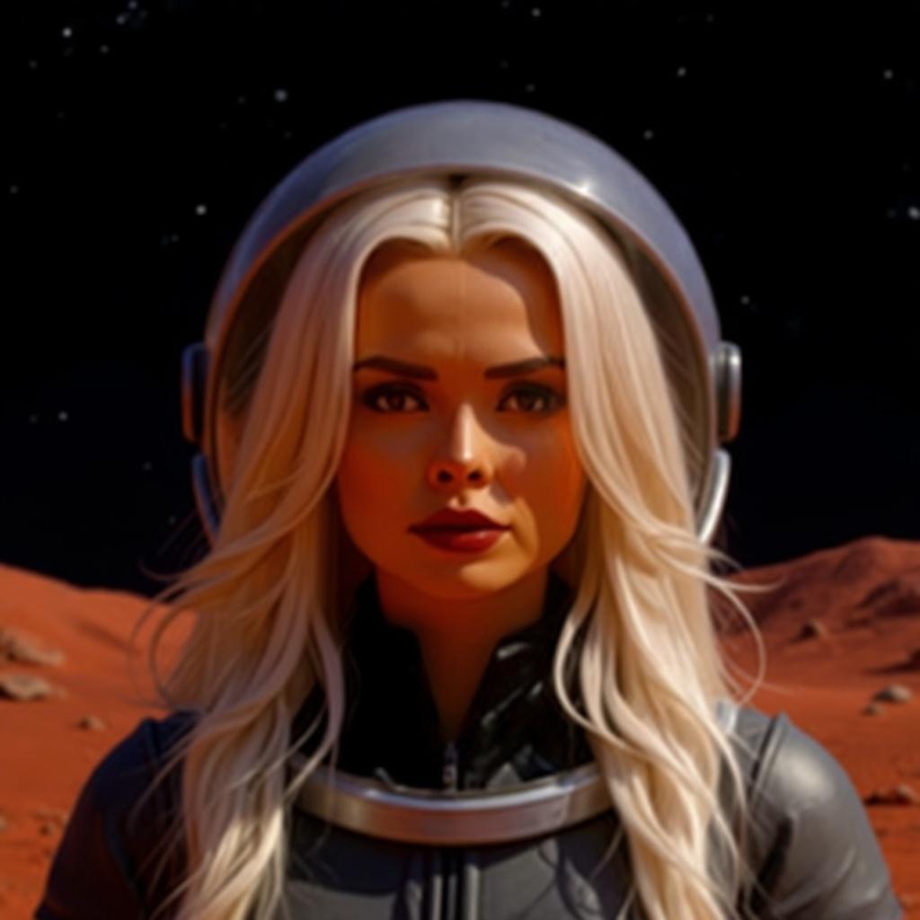 16x9 image, Outpost dome hums, Mars’ sky darkening..