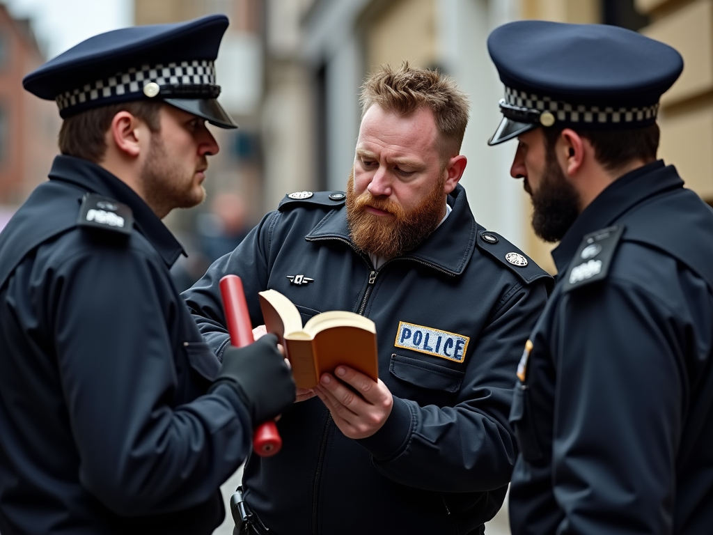 two-uk-policemen-with-batons-are-about-ztdle64ggt