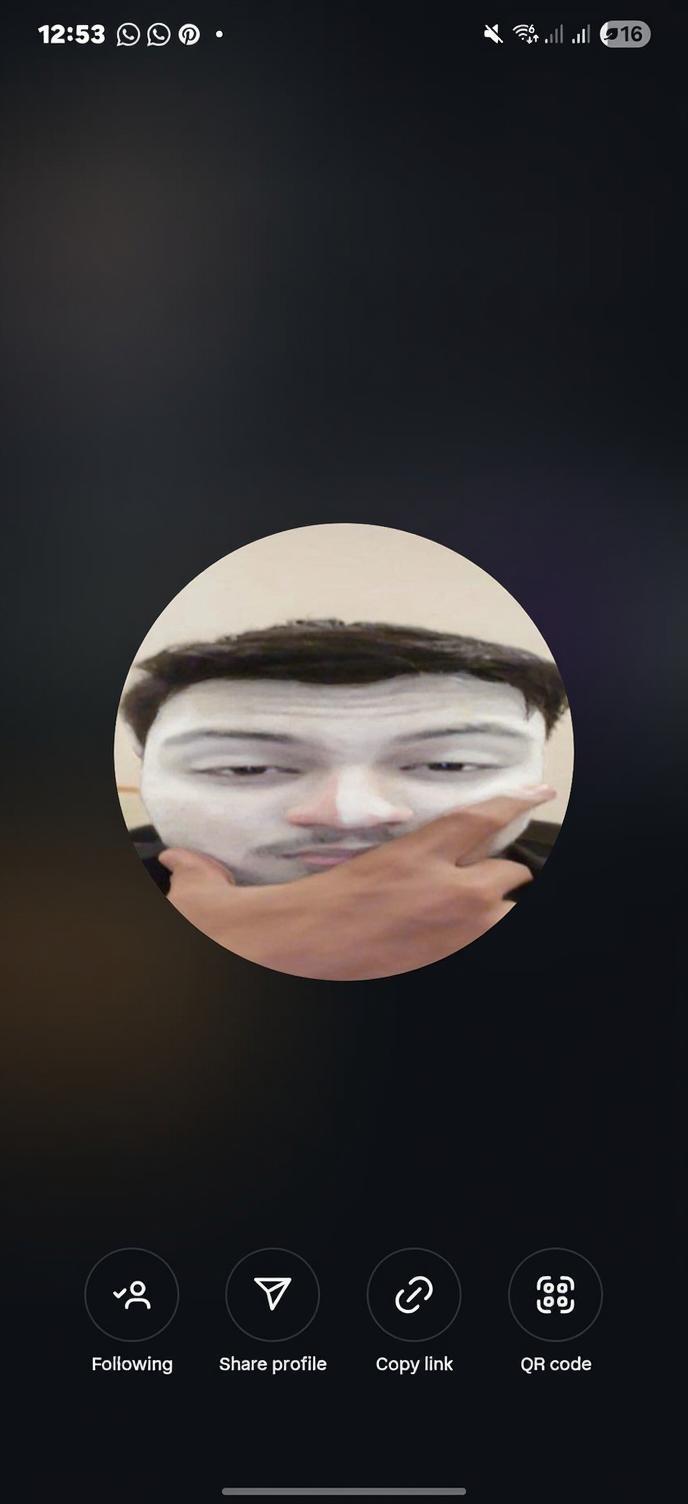 Add white liquid all over the face of the person
