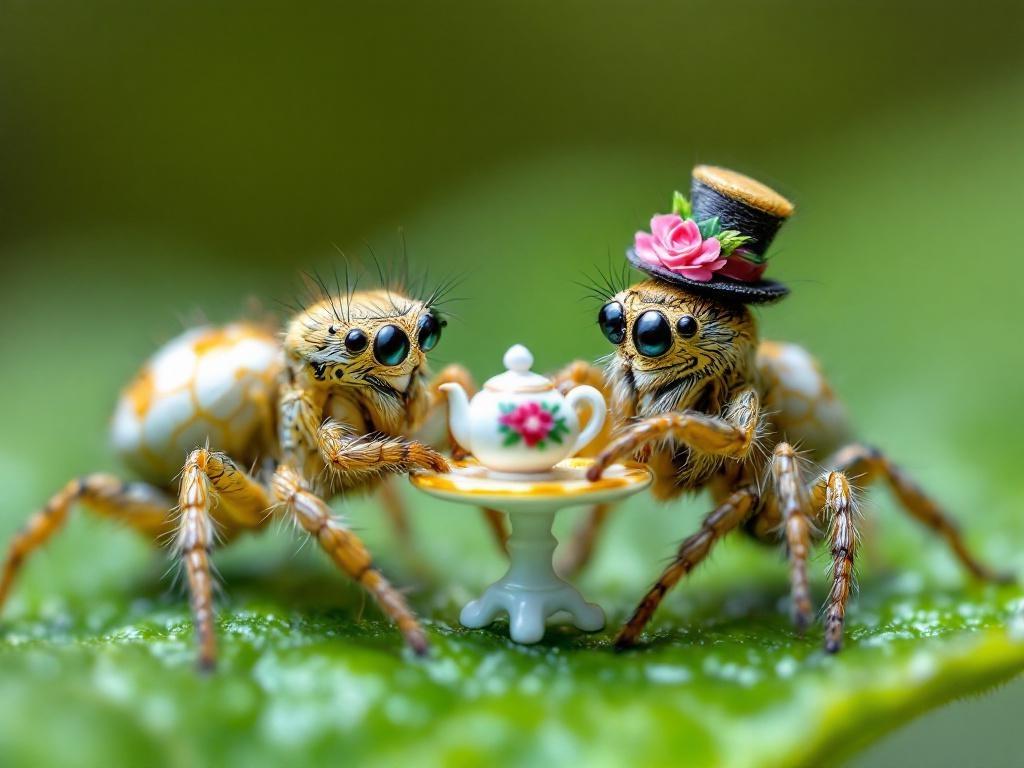two-cute-spiders-in-victorian-outfits-having-a-92ctig1rn6