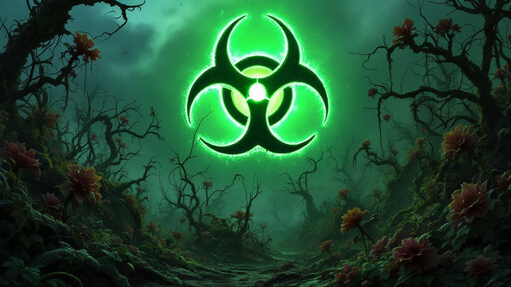 a-colossal-biohazard-symbol-radiates-a-hy623gfdp6