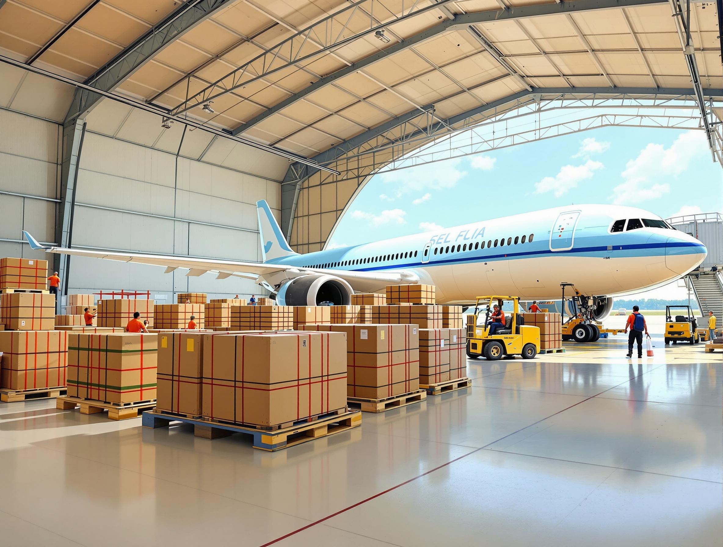 a-large-airplane-is-parked-in-a-hangar-sr979f51cn
