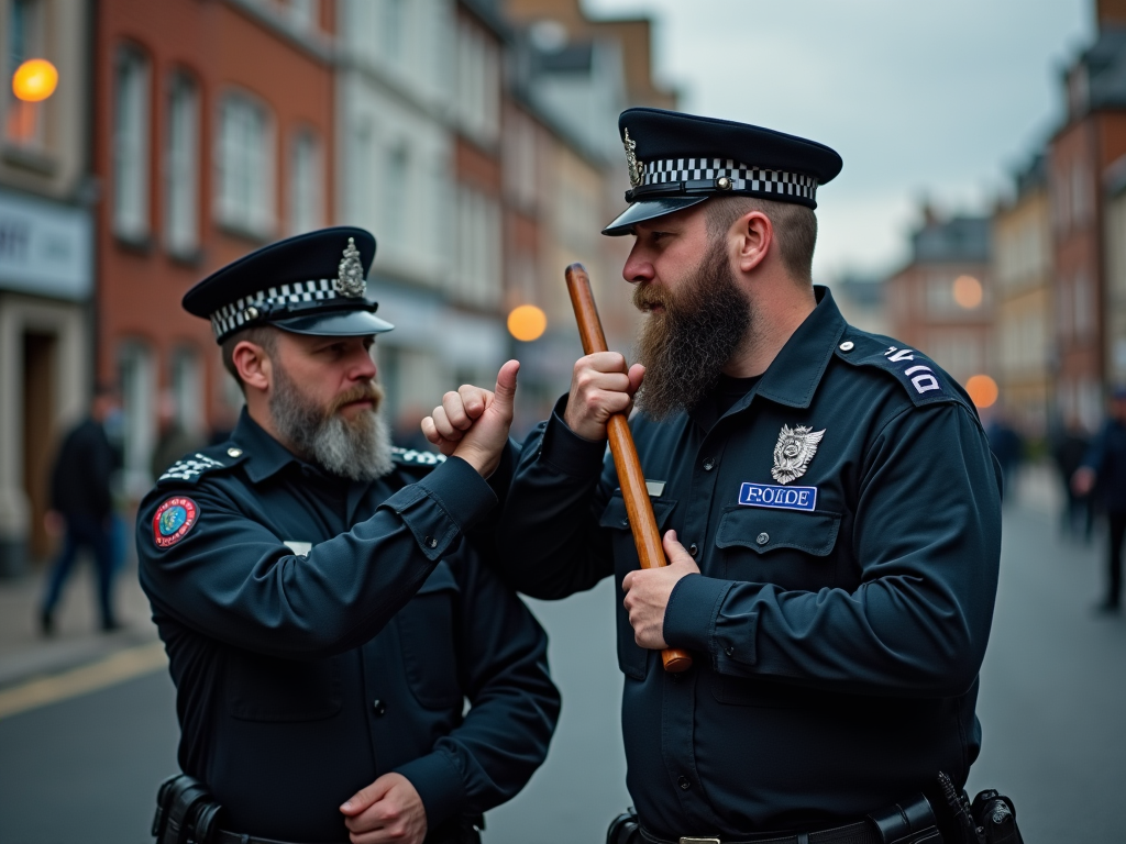 uk-policeman-with-a-baton-about-to-i6hude3u7s