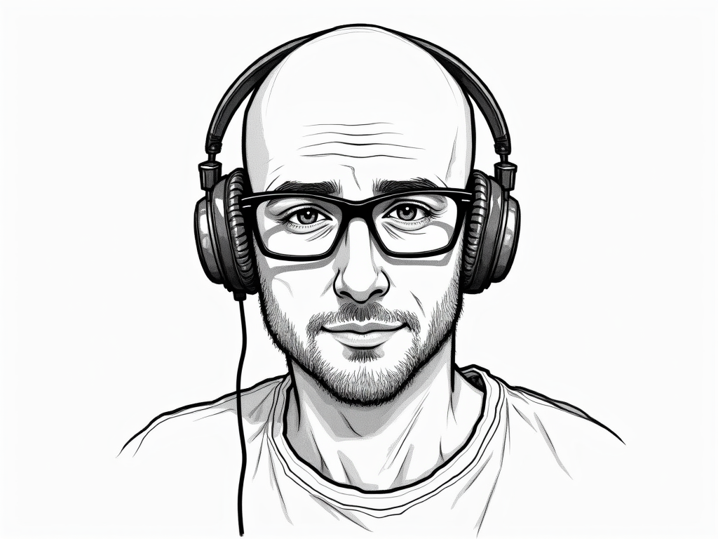 a-bald-guy-wearing-headphones-and-3kkx7soibc