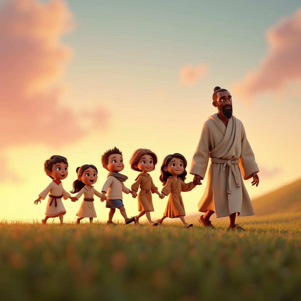 a-group-of-diverse-children-walking-hand-m2yh5nk54