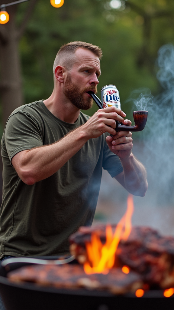 the-pipe-drinking-a-miller-lite-beer-6mlek6v6z9