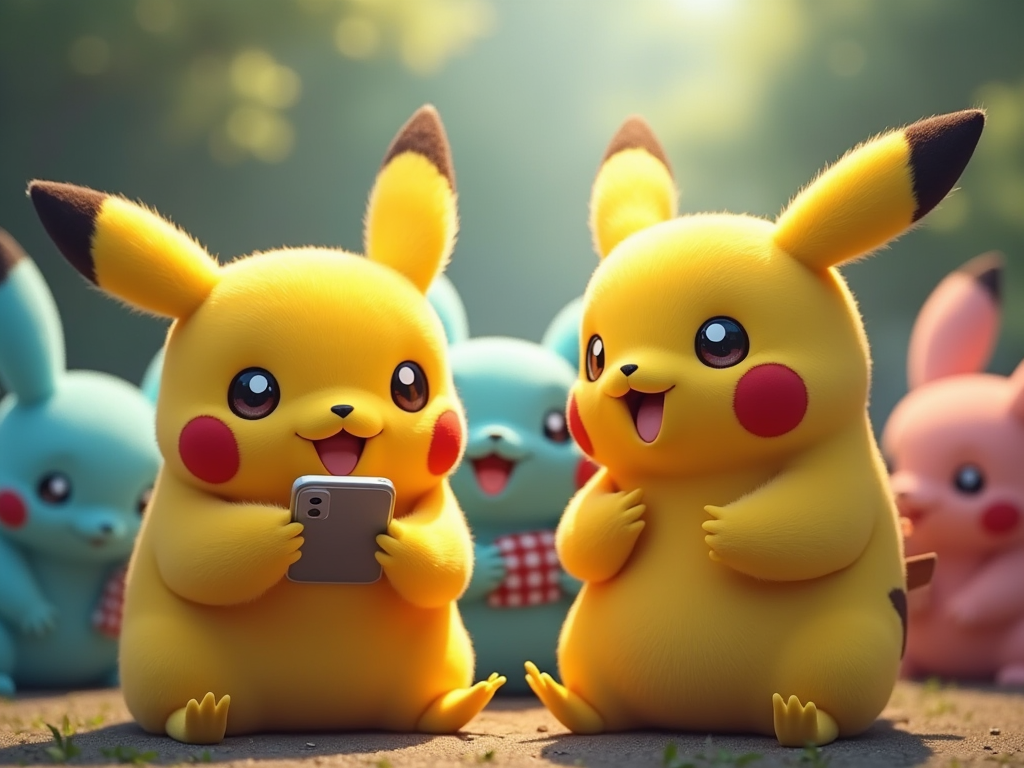 a-group-of-pokemon-looking-at-a-pikachu-59wzcrol6c