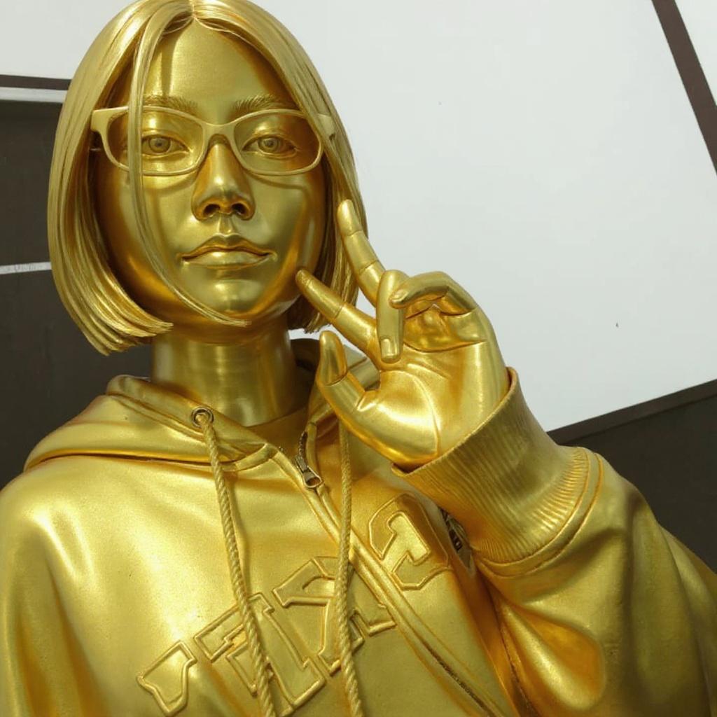 turn-the-girl-into-shiny-golden-sculpture-zlc4yesq6z