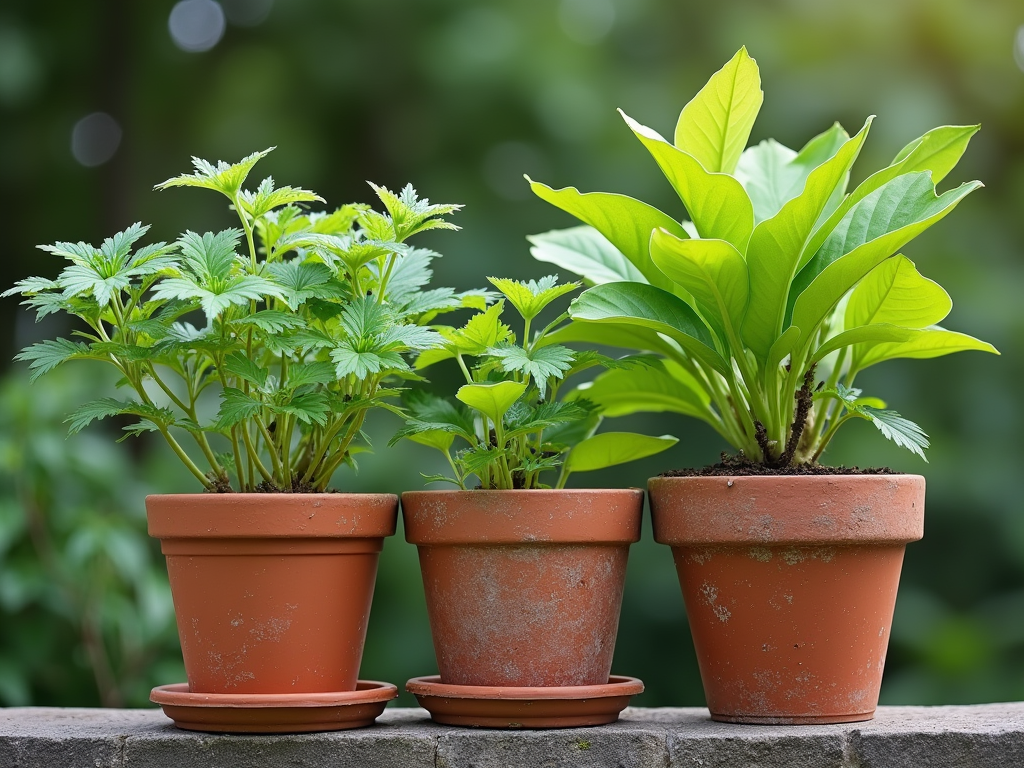 plants-in-ceramic-pots-in-the-garden-fjt0xi4buj