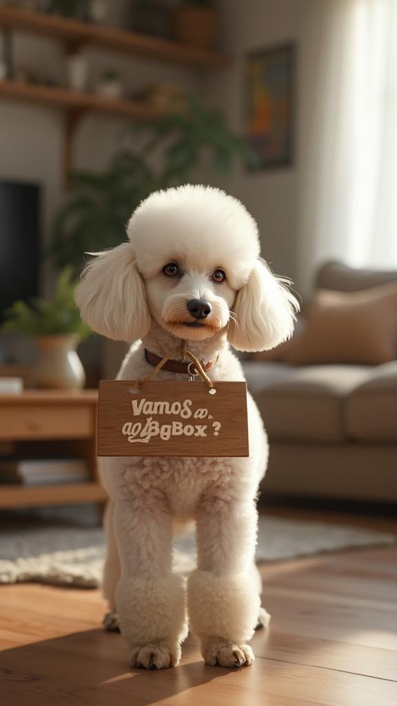 a-white-poodle-stands-in-front-of-a-cozy-tg19eqdf5