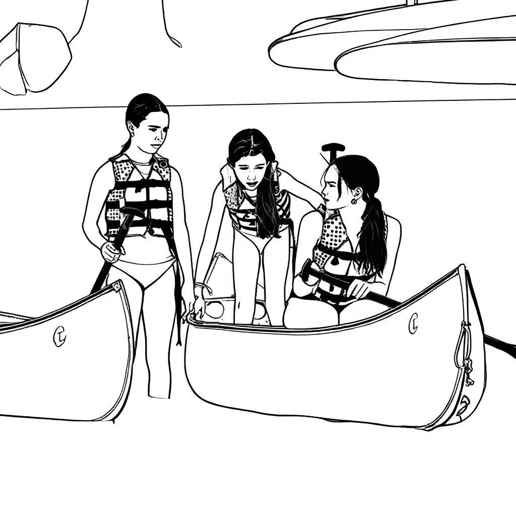 OUTLINE REQUIREMENTS:
- Create thick, bold black outlines only (50pt weight minimum)
- Smooth, continuous vector paths throughout
- All areas must be empty white space for coloring
- NO filled areas, NO solid black

FOREGROUND (people/main subjects):
- Trace outer borders of each person/object
- Minimal facial features (dots for eyes, curve for smile)
- KEEP large simple patterns (big polka dots, wide stripes)
- REMOVE only fine textures and tiny details
- Each person/object clearly separated

PATTERN RULES:
- Large polka dots = draw as empty circles
- Wide stripes = draw as separate outlined sections
- Big flowers or shapes on clothing = keep as outlines

BACKGROUND ELEMENTS:
- Keep background objects as basic outlined shapes
- Maintain clear distinction between foreground and background
- Simplify complex structures to essential recognizable forms

UNIVERSAL RULES:
- Every shape must be fully enclosed
- Uniform line thickness throughout
- Clear spacing between all elements
- Round all sharp corners
- Large areas suitable for crayon coloring


no solid black fills  
no hatching  
no shading or greyscale  
no thin lines  
no sketchy or textured lines  
no variation in line weight  
no filled-in hair or eyes  
no photorealism  
no background clutter or noise  
no overlapping or jagged outlines  
no grayscale gradients

