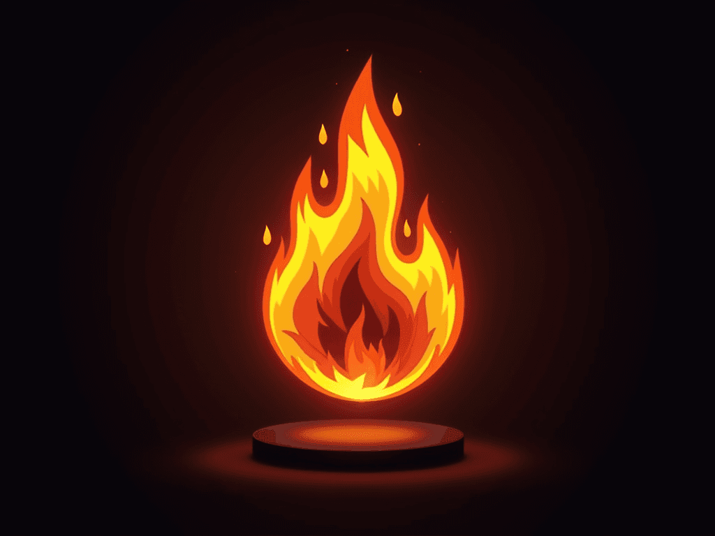 Logo creator crypto fire
