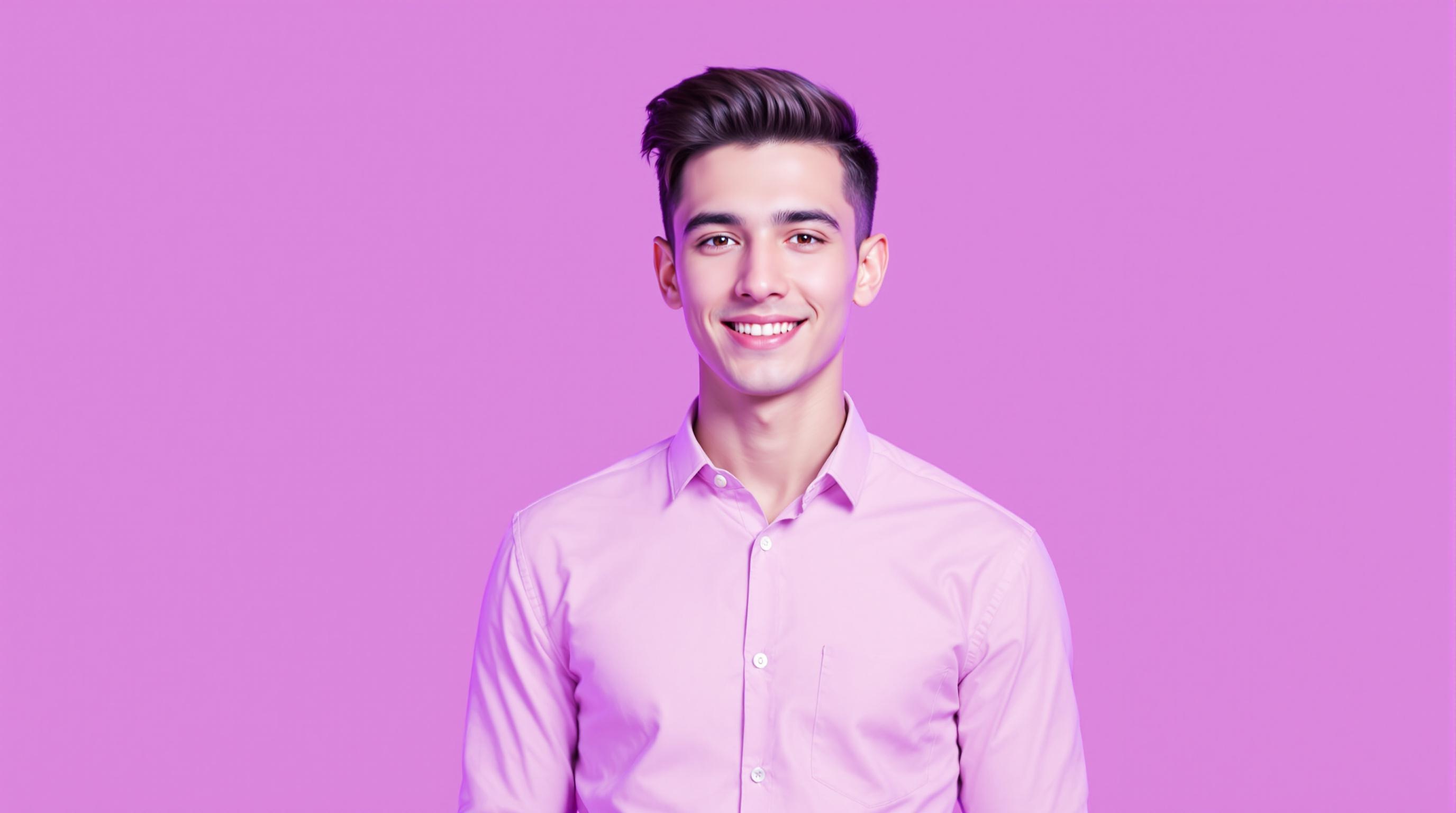A 20-year-old young man with a fresh and vibrant appearance, standing confidently and looking straight at the camera. He has sharp facial features, clear skin, and a stylish, modern haircut that enhances his youthful charm. He is dressed casually in a fitted shirt that complements his physique. The composition focuses on his upper body, highlighting his confident posture and natural charisma. The background is a rich, solid green, creating a fresh and energetic atmosphere that enhances his youthful look.