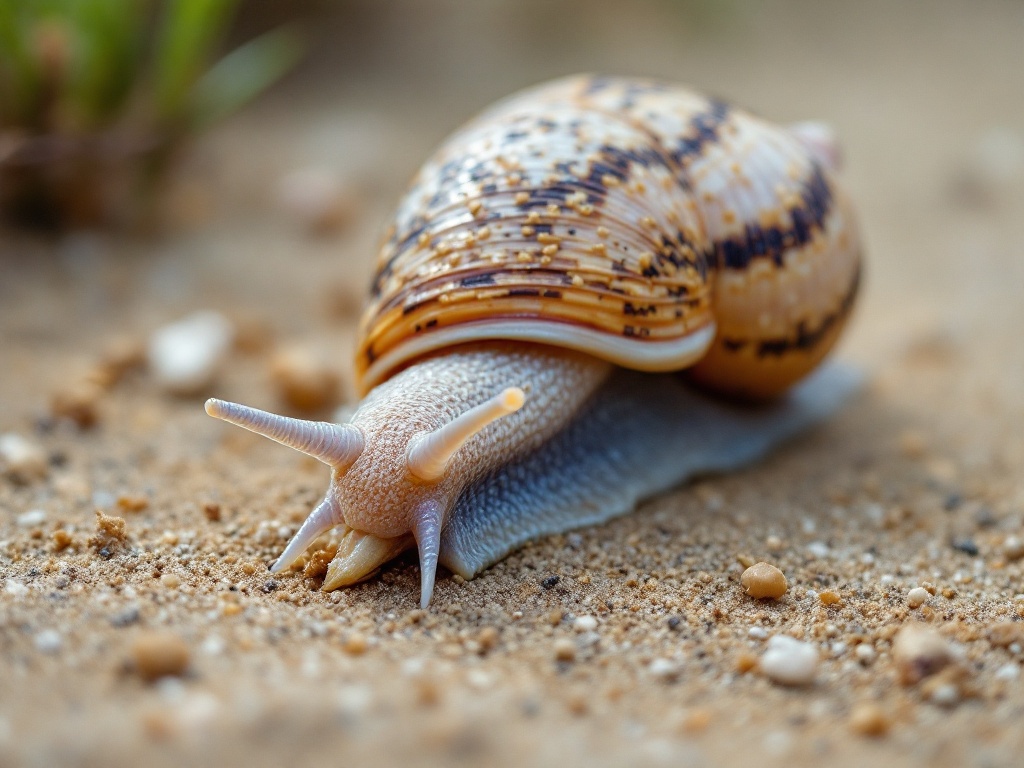 a-conus-textile-snail-hunting-a-prey-on-a9mzb38sri