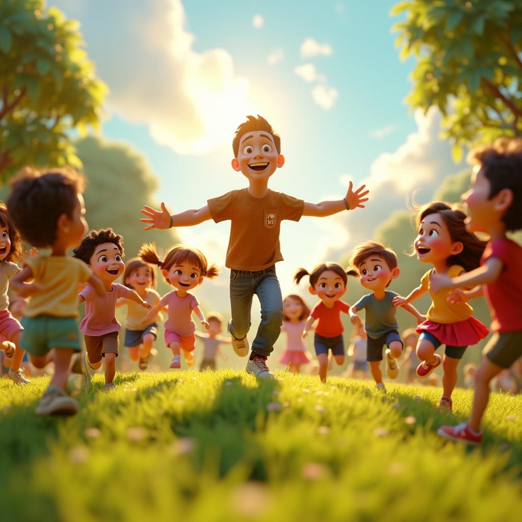 a-diverse-group-of-children-radiating-18a9ek67xb