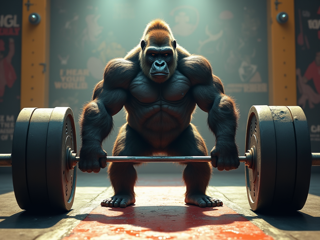 a-powerful-gorilla-muscles-rippling-79xuwmxlug