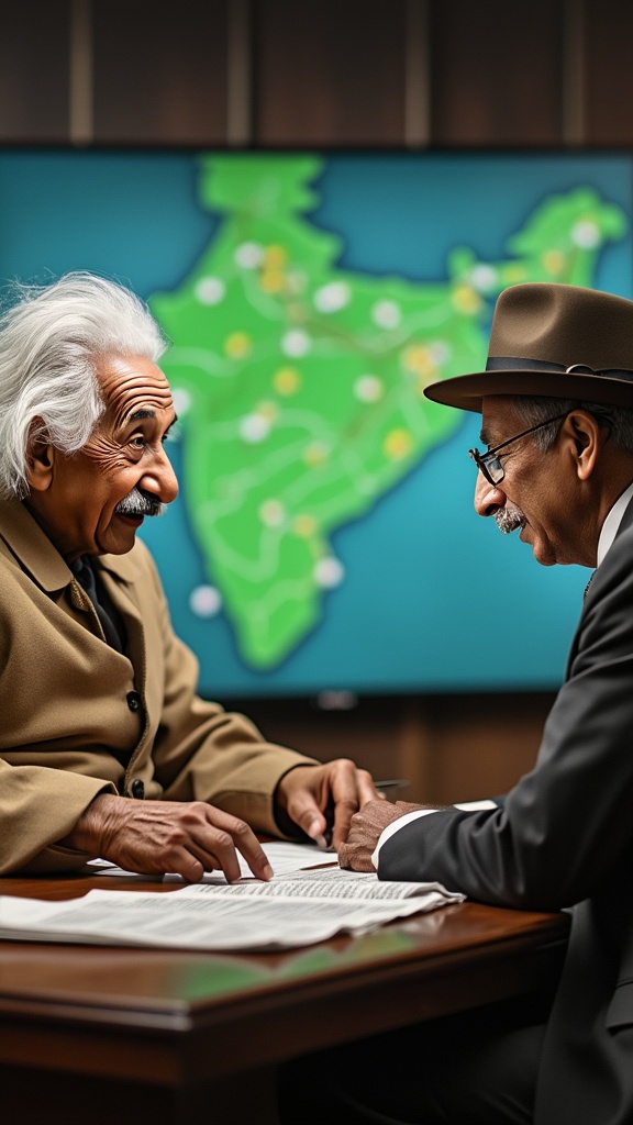 albert-einstein-and-mahatma-gandhi-are-l84aoidmt1