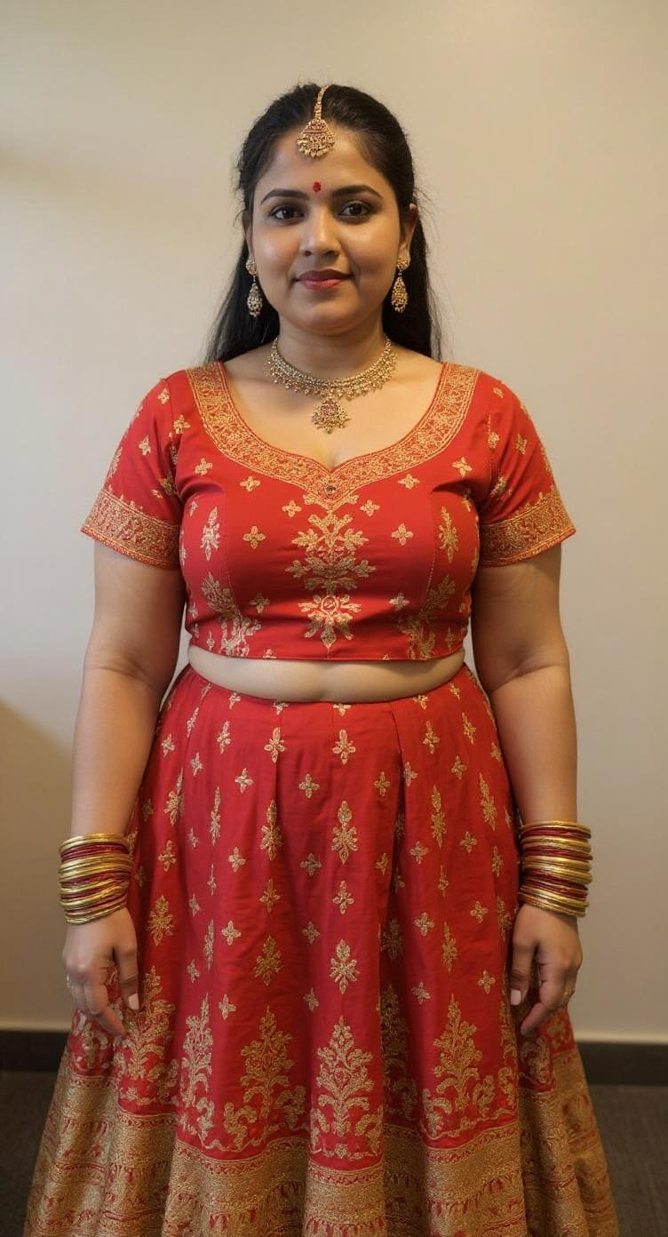 wearing-indian-bridal-dress-clear-wall-background-tli6ich4mp