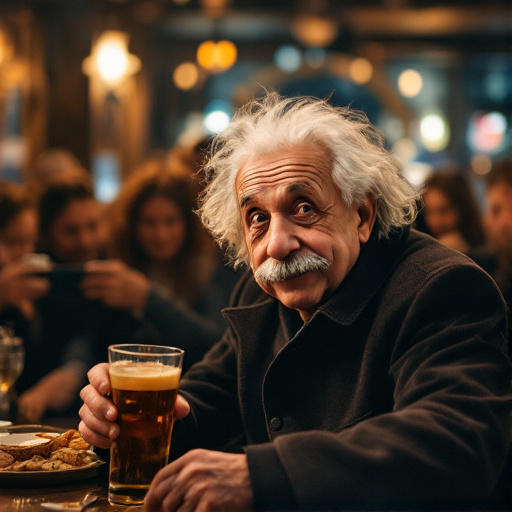 einstein-out-drinking-in-glasgow-pub-kakticlbr5