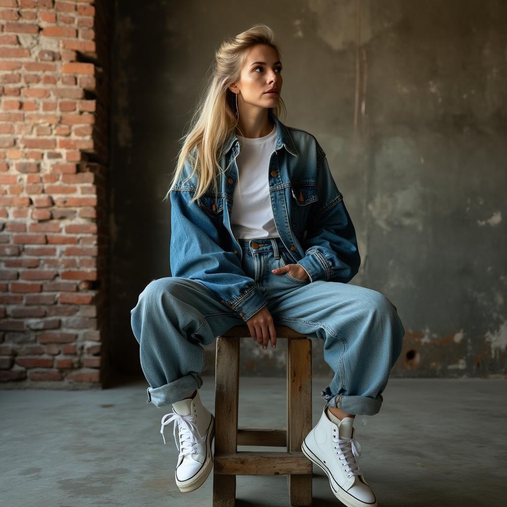 a-woman-mid-40s-sits-naturally-on-a-raw-r3w54tcul3