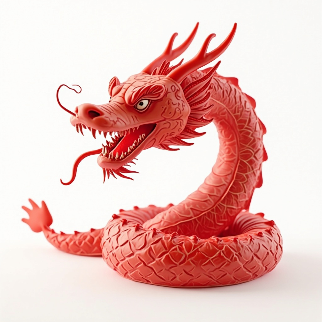 chinese-new-year-3d-red-snake-with-white-a5izsmnnr