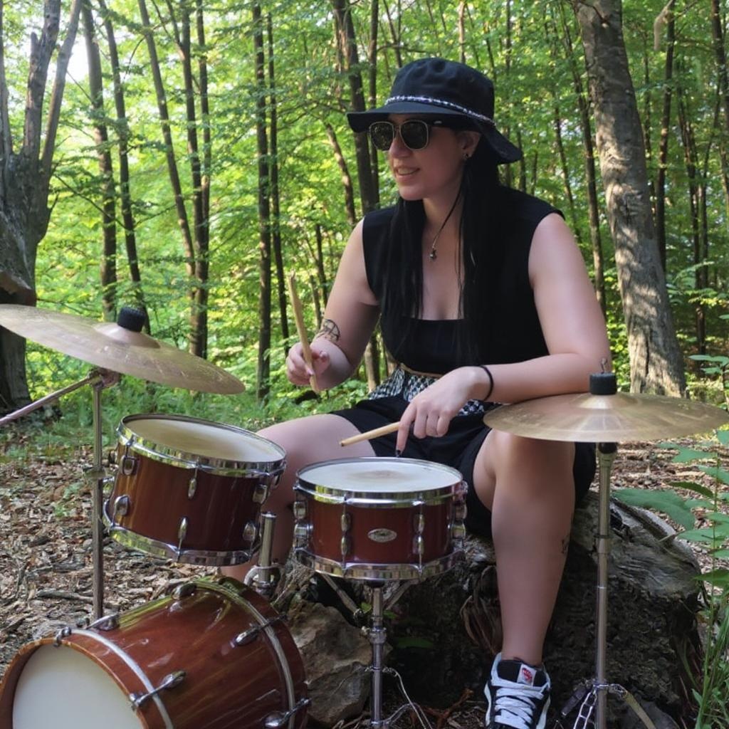 the-girl-is-playing-drums-a-set-of-drums-6xfye1fp8