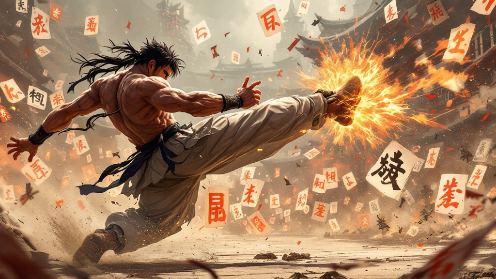 one-fighter-kicking-a-bunch-of-kanji-jmkwdsjmkv